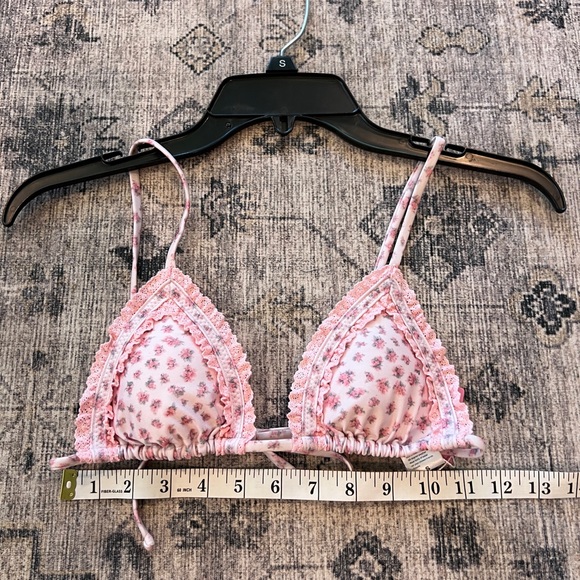 NWT Strawberry Milk Mob women’s honey glaze floral bikini set size small - Picture 8 of 9